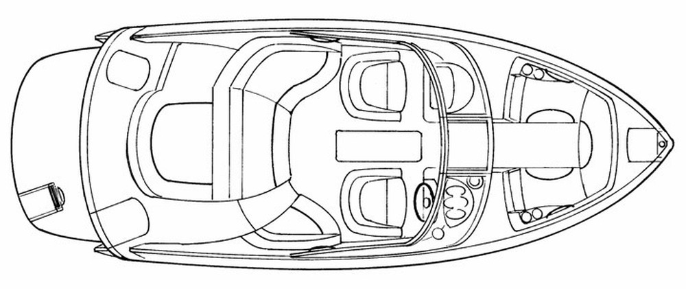 22ft Sport Boat W/Canopy